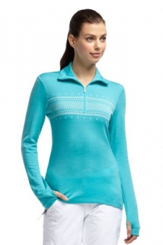 Термокофта Icebreaker Tech Top LS Half Zip W BF260 арт. 101505
