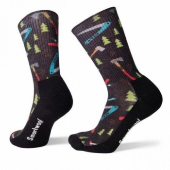 Носки Smartwool Men's Hike Light Sharp Things Print Crew SW.01427