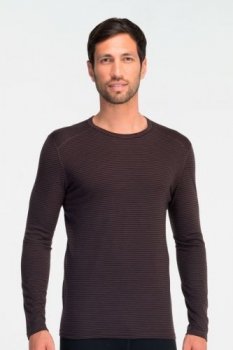 Термокофта Icebreaker Oasis Crewe Stripe BF200 арт. 100809