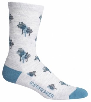 Носки Icebreaker Women's Lifestyle Ultralight Crew Trippy Trees 104795