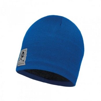 Шапка Buff Knitted & Polar Hat Solid Blue Skydiver 113519