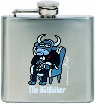 Фляга Laken Kukuxumusu Hip Flask Bull Father KP5-BF 150 ml
