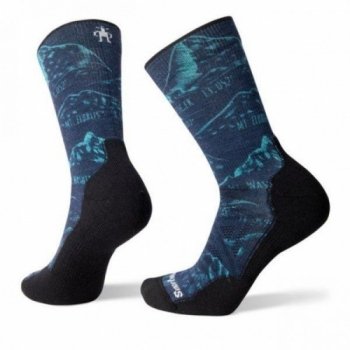 Носки Smartwool Men's PhD Outdoor Light Prominent Peaks Print Crew SW.01150