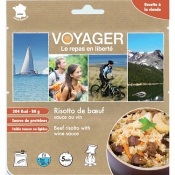 Сублимированная еда Voyager Рис с говядиной в соусе 80г B108
