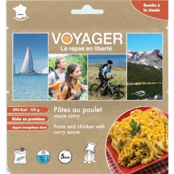 Сублимированная еда Voyager Паста и курица с соусом карри 125г B110