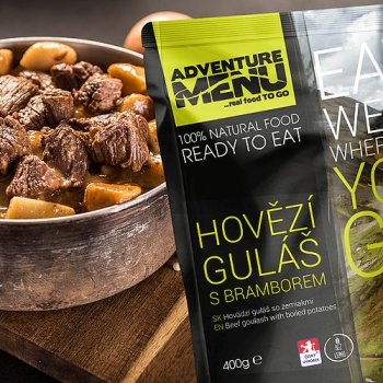 Готовая еда Adventure Menu Гуляш из говядины с картофелем AM684