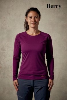 Термофутболка Rab Women's Aerial LS Tee QBU-44