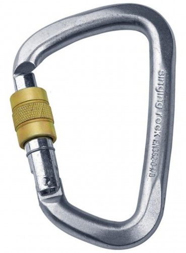 Карабин Singing Rock D Stell Lock K4080ZO