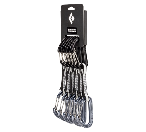 Купить Оттяжка с карабинами Black Diamond HoodWire Quickpack 12cm BD381107 в Киеве по лучшей цене с доставкой в Украине | Магазин NORTHWALL
