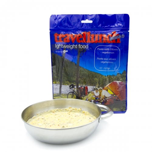 Сублимированная еда Travellunch Паста с оливками 250г 50224 купить в Киеве. Цены, отзывы, описание. Доставка по Украине - Northwall.com.ua