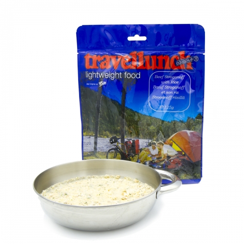 Сублимированная еда Travellunch Бефстроганов с рисом 250г 50233 купить в Киеве. Цены, отзывы, описание. Доставка по Украине - Northwall.com.ua