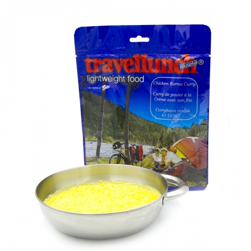 Сублимированная еда Travellunch Корма с курицей карри 250г 50234 купить в Киеве. Цены, отзывы, описание. Доставка по Украине - Northwall.com.ua