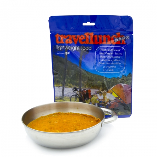Сублимированная еда Travellunch Паста с говядиной и болгарским перцем 125г 50139 купить в Киеве. Цены, отзывы, описание. Доставка по Украине - Northwall.com.ua