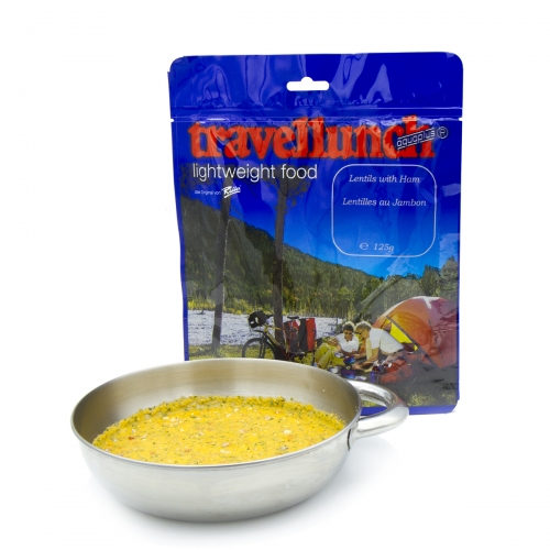 Сублимированная еда Travellunch Чечевица с ветчиной 125г 50141 купить в Киеве. Цены, отзывы, описание. Доставка по Украине - Northwall.com.ua
