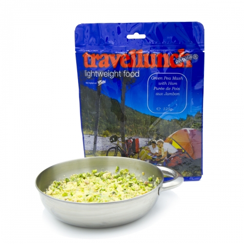 Сублимированная еда Travellunch Пюре из зелёного гороха с ветчиной 250г 50242 купить в Киеве. Цены, отзывы, описание. Доставка по Украине - Northwall.com.ua