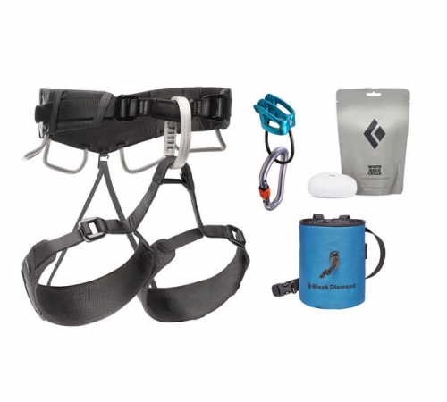 Купить Комплект для скалолазания Black Diamond Momentum 4S Harness Package BD651152 в Киеве по лучшей цене с доставкой в Украине | Магазин NORTHWALL