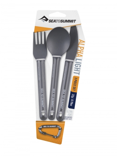 Набор столовых приборов Sea to Summit AlphaLight 3pc Cutlery Set купить в Киеве. Цены, отзывы, описание. Доставка по Украине - Northwall.com.ua