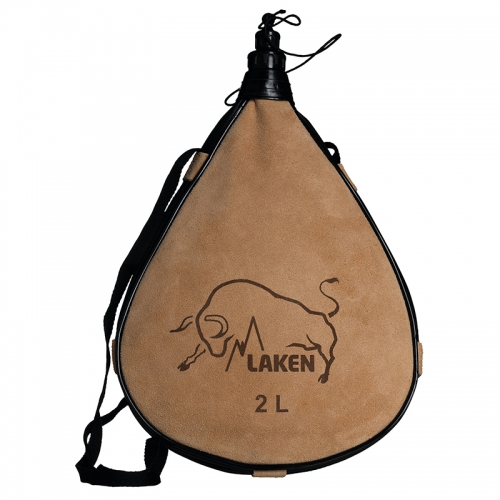 Купить Бурдюк Laken Leather canteen 2 L в Киеве по лучшей цене с доставкой в Украине | Магазин NORTHWALL