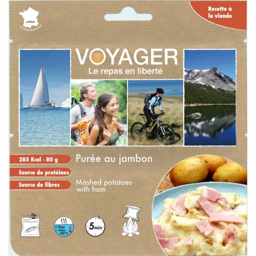 Сублимированная еда Voyager Картофельное пюре с ветчиной 80г B102 купить в Киеве. Цены, отзывы, описание. Доставка по Украине - Northwall.com.ua