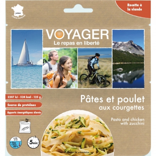 Сублимированная еда Voyager Паста с курицей и кабачком 125г B147 купить в Киеве. Цены, отзывы, описание. Доставка по Украине - Northwall.com.ua