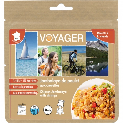 Сублимированная еда Voyager Джамбалайя с курицей и креветками 80г B200 купить в Киеве. Цены, отзывы, описание. Доставка по Украине - Northwall.com.ua