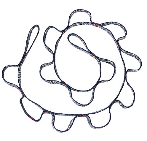 Самостраховка Rock Empire Daisy Chain 13 mm Dyn 110 см