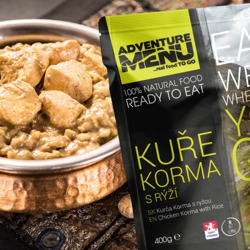 Готовая еда Adventure Menu Корма с курицей и рисом купить в Киеве. Цены, отзывы, описание. Доставка по Украине - Northwall.com.ua