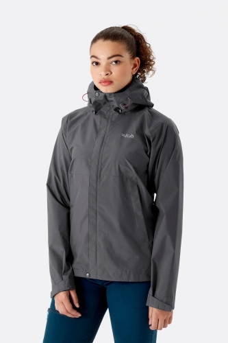 Купить Куртка Rab Women's Downpour Eco Jacket QWG-83 в Киеве по лучшей цене с доставкой в Украине | Магазин NORTHWALL