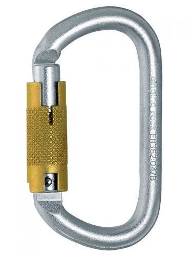 Карабин Singing Rock Oval Steel Connector Triple Lock купить в Киеве. Цены, отзывы, описание. Доставка по Украине - Northwall.com.ua