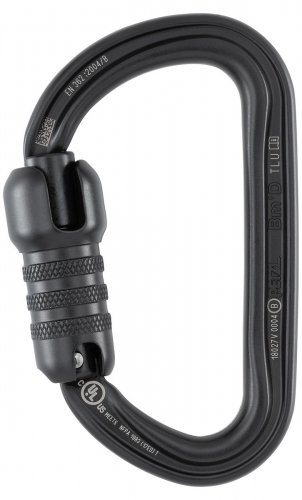 Купить Карабин Petzl Bm'D black M032AA в Киеве по лучшей цене с доставкой в Украине | Магазин NORTHWALL