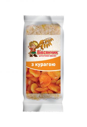 Энергетический овсяный батончик ТМ Вівсянчик|Харчи с курагой купить в Киеве. Цены, отзывы, описание. Доставка по Украине - Northwall.com.ua