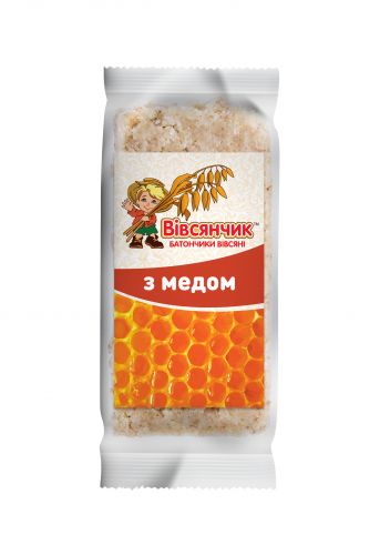 Энергетический овсяный батончик ТМ Вівсянчик|Харчи с мёдом купить в Киеве. Цены, отзывы, описание. Доставка по Украине - Northwall.com.ua