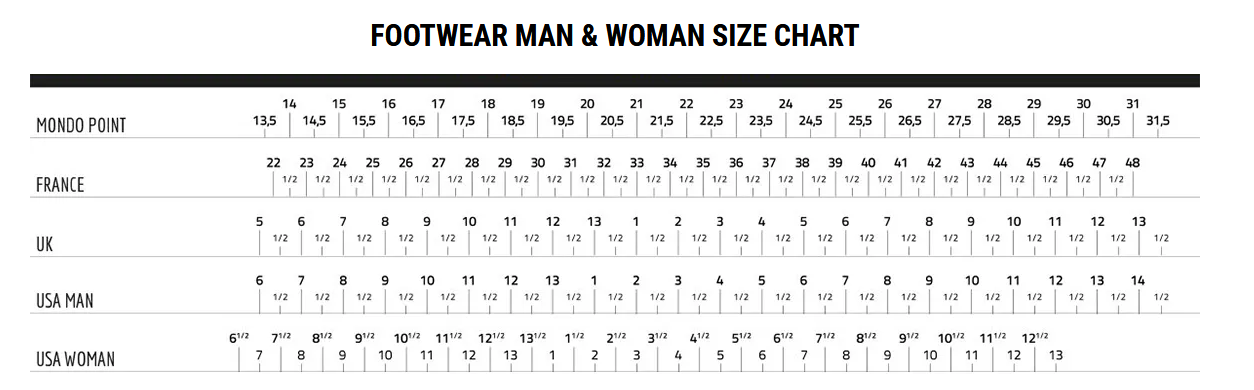la sportiva size chart