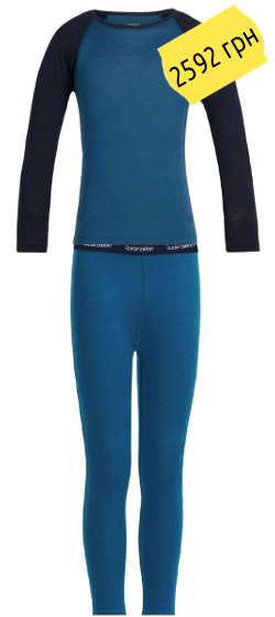 Icebreaker Oasis Legging + Oasis Crew 104503 + 104501