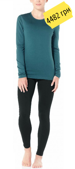 Icebreaker Oasis Legging + Oasis Crew W 104383+104375
